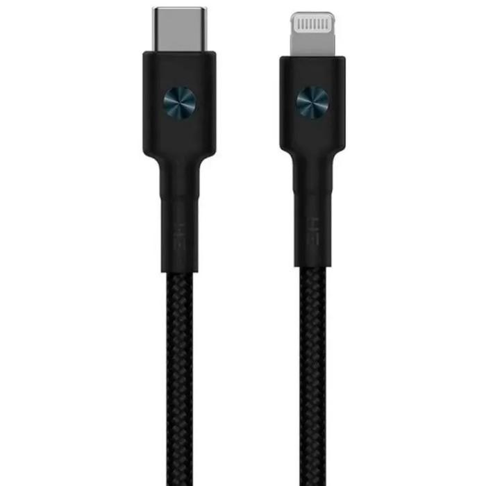 Кабель ZMI AL873K USB Type-C (m)-Lightning (m) 1м черный коробка - фото 51627452