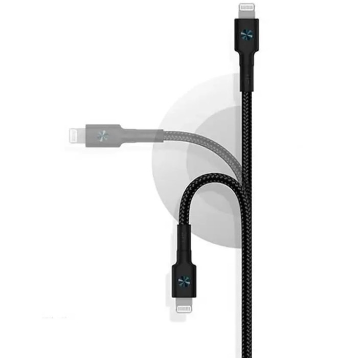 Кабель ZMI AL873K USB Type-C (m)-Lightning (m) 1м черный коробка - фото 51627453