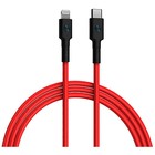 Кабель ZMI AL875 USB Type-C (m)-Lightning (m) 1.5м красный коробка (упак.:1шт) - Фото 1