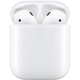 Гарнитура вкладыши Apple AirPods 2 A2032,A2031,A1602 белый беспроводные bluetooth в ушной раковине (