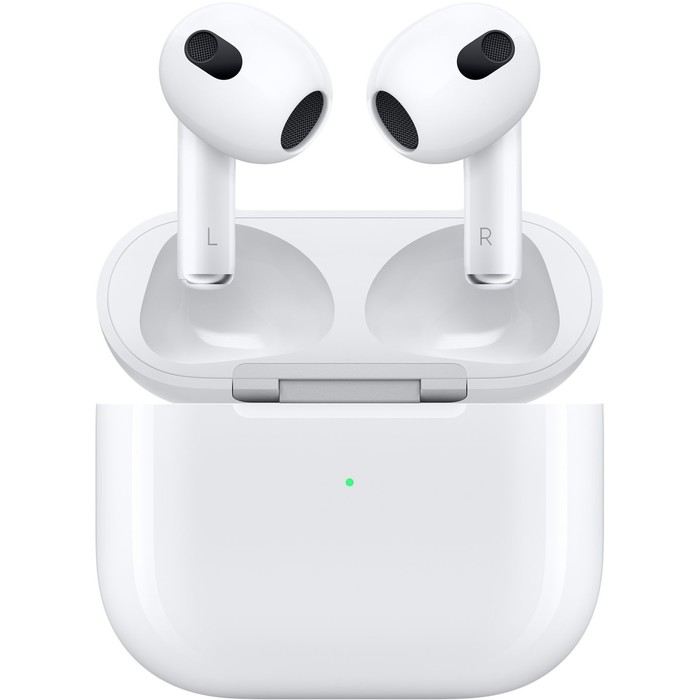 Гарнитура вкладыши Apple AirPods 3 A2565/A2564/A2566 MagSafe белый беспроводные bluetooth в ушной ра - фото 51627466