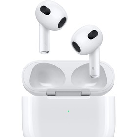 Гарнитура вкладыши Apple AirPods 3 A2565/A2564/A2897 Lightning белый беспроводные bluetooth в ушной