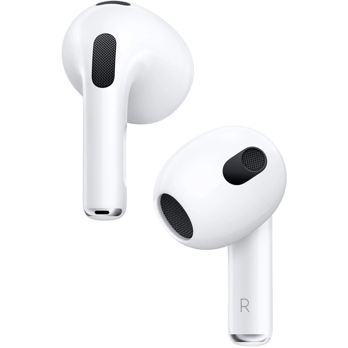 Гарнитура вкладыши Apple AirPods 3 A2565/A2564/A2897 Lightning белый беспроводные bluetooth в ушной - фото 51627472