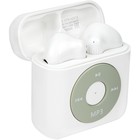 Наушники беспроводные Hiper TWS MP3 HDX15, вкладыши, TWS, BT 5.2, MP3-плеер, IP54, 35/320 мАч, белые 10718105 - фото 14028852