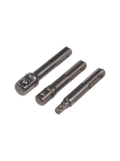УЦЕНКА Набор адаптеров для торцевых головок ТУНДРА, SD, 1/2×75, 3/8 и 1/4" х 65 мм, 3 шт.