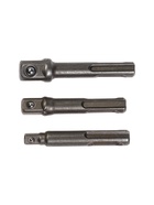 УЦЕНКА Набор адаптеров для торцевых головок ТУНДРА, SD, 1/2×75, 3/8 и 1/4" х 65 мм, 3 шт. - Фото 2