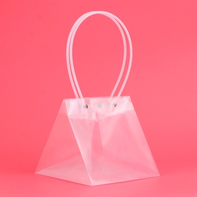 Пакет подарочный с квадратным дном, прозрачный ПП, 18×18×18 см