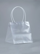 Пакет подарочный с квадратным дном, ПП прозрачный, 28×25×28 см - Фото 1