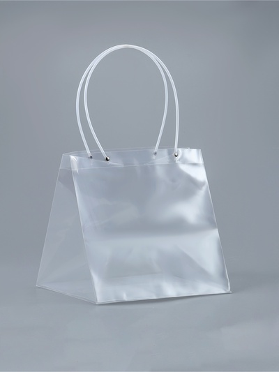 Пакет подарочный с квадратным дном, ПП прозрачный, 28×25×28 см