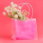 Пакет подарочный с квадратным дном, ПП прозрачный, 30×20×27 см - Фото 1