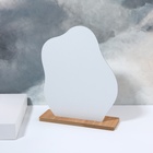 Зеркало настольное, зеркальная поверхность 19.4×24 см, цвет бежевый - Фото 4