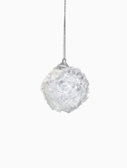 Ёлочные игрушки «Альваро», шары новогодние, d=6 см, набор 6 шт., пайетки, белый - Фото 4