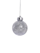 Ёлочные игрушки «Дончо», шары новогодние, d=6 см, набор 6 шт., серебристый/прозрачный 10514307