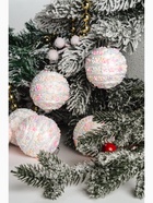 Ёлочные игрушки «Маттео», шары новогодние, d=6 см, набор 6 шт. - Фото 3