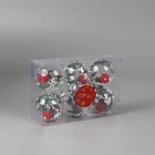 Ёлочные игрушки «Левин», шары новогодние, d=6 см, набор 6 шт. - Фото 4