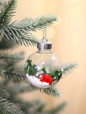 Ёлочные игрушки «Левин», шары новогодние, d=6 см, набор 6 шт.