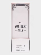 Пакет подарочный ламинированный под бутылку THE BEST MAN, 13×36×10 см - Фото 2