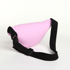 Поясная сумка на молнии, 30×8×13 см, розовая - Фото 4