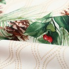 Набор новогодний «Этель» Christmas wreath: скатерть 150×110 см ±3 см с ВГМО, салфетка 40×40 см-4 шт., 100% хлопок - Фото 7