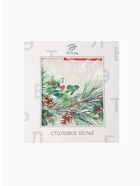Скатерть на стол с салфетками «Этель» Christmas wreath: скатерть 150×110 см ±3 см с ВГМО, салфетки 40×40 см - 4 шт. - Фото 5