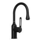 УЦЕНКА Смеситель для кухни ZEIN Z3741, «капелька», однорычажный, высота излива 13 см, черный 10718877