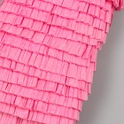 Тесьма декоративная бумага "Юбочка" розовая ширина 3 см намотка 2 м - Фото 3