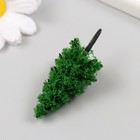 Искусственное растение для творчества пластик "Ель" тёмно-зелёная 6 см - Фото 3