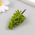 Искусственное растение для творчества пластик "Ель" светло-зелёная 6 см - Фото 3