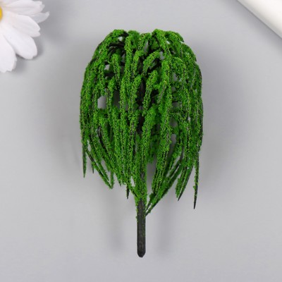 Искусственное растение для творчества пластик "Плакучая ива" 12 см