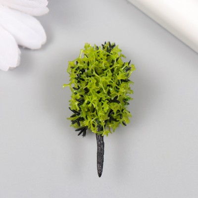 Искусственное растение для творчества пластик "Светло-зелёное деревце" 4 см