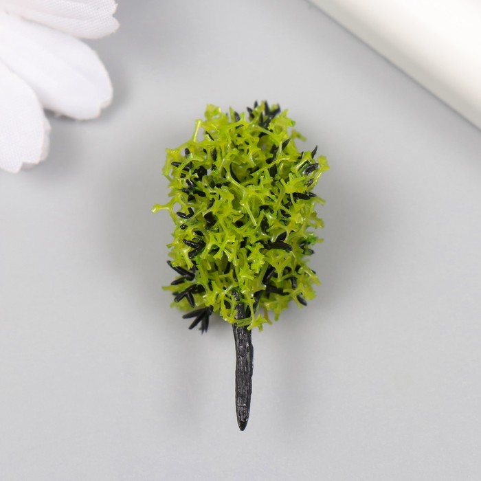 Искусственное растение для творчества пластик "Светло-зелёное деревце" 4 см - Фото 1