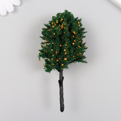 Искусственное растение для творчества пластик "Персиковое дерево" 12 см