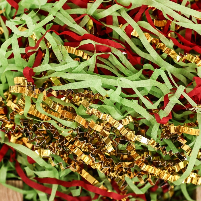 Наполнитель тишью, 50 г, «Новогодняя ель» - Фото 1