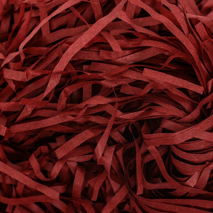 Наполнитель тишью, 50 г, Бордовый - Фото 1