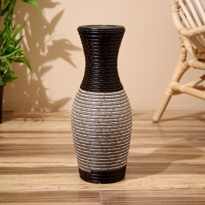 

Ваза плетёная, напольная 16х16х40 см (+/- 2 см)