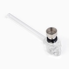 Трубка курительная «Череп» 13×2×4.5 см - Фото 2