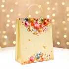 Пакет новогодний «Новогодний диско» мягкий пластик 26?23 см (комплект 10 шт) - фото 53188407