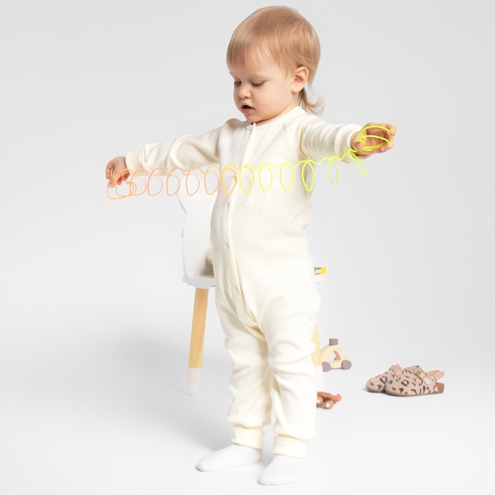 

Комбинезон детский MINAKU, цвет айвори, рост 74-80 см