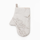 Варежка - прихватка «Этель» Flower herbarium, 20×27 см, 100% хлопок, репс 210 г/м² - Фото 1