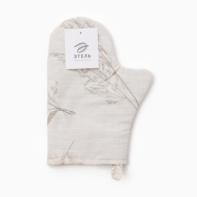 Варежка-прихватка «Этель» Flower herbarium, 20×27 см, 100% хлопок, репс 210 г/м²