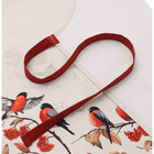 Новогодний подарок. Фартук Этель "Снегири на ветках" 60х70 см, 100% хлопок, саржа 190 г/м2 - фото 25568008