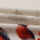 Новогодний подарок. Фартук Этель "Снегири на ветках" 60х70 см, 100% хлопок, саржа 190 г/м2 - фото 25568009