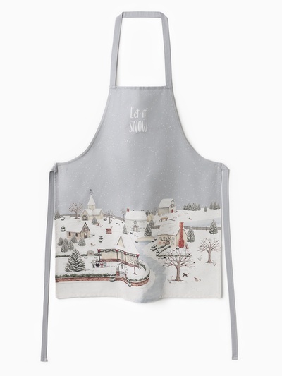 Фартук Этель Let it snow, 60×70 см, 100% хлопок, саржа 190 г/м²
