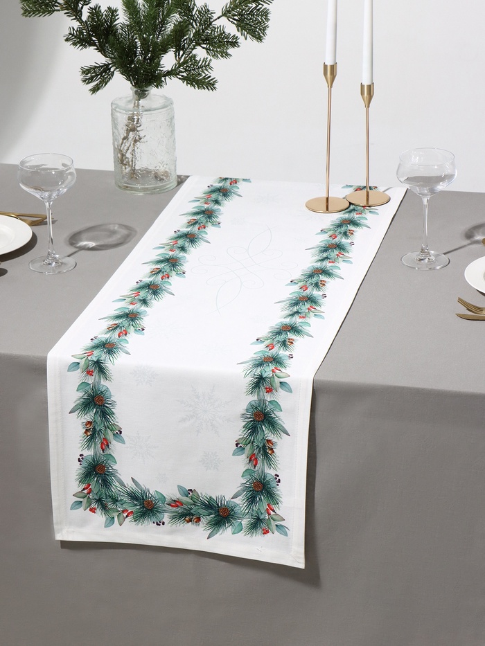 Дорожка на стол «Этель» New Years treat, 40×149 см, 100% хлопок, саржа 190 г/м² - Фото 1