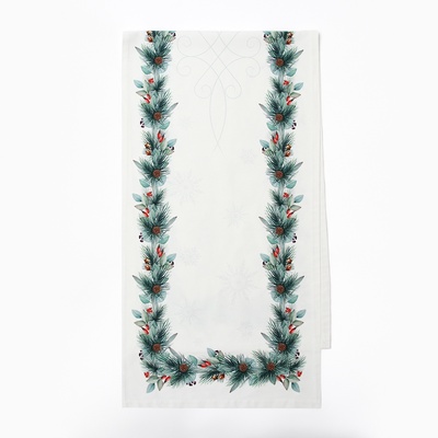 Дорожка новогодняя на стол «Этель» New Years treat 40×149 см, 100% хлопок, саржа 190 г/м²
