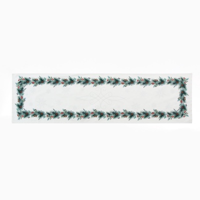 Дорожка новогодняя на стол «Этель» New Years treat 40×149 см, 100% хлопок, саржа 190 г/м²