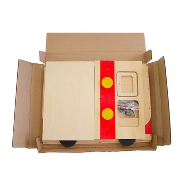 Конструктор деревянный «Автобус для игрушек»