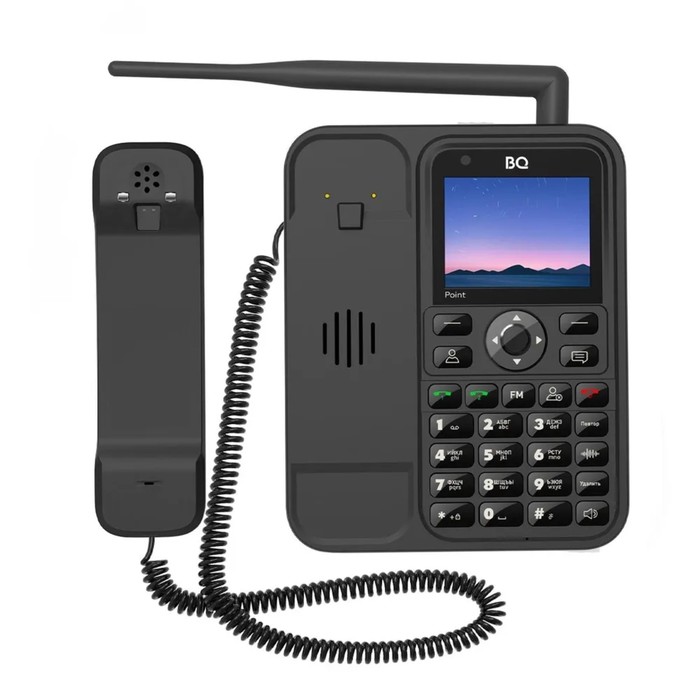 Телефон BQ-2839 Point Black (стационарный GSM) - фото 51627650