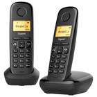 Телефон Siemens Gigaset A270 DUO Black  DECT 2 трубки - фото 51627678