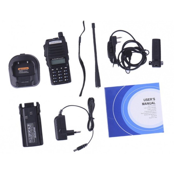 Рация Baofeng UV-82 двухдиапазонная UHF и VHF 8W, 2800мАч, (400-520 +136-174 MHz) (LPD+PMR)   107186 - фото 51627693